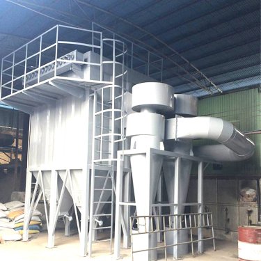 旋風(fēng)布袋除塵器一體機工作原理?